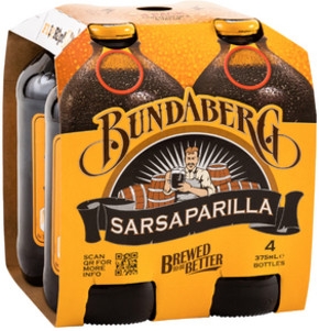 Bundaberg Sarsparilla 4 x 375ml