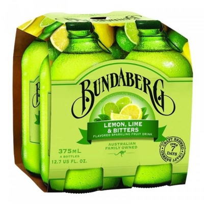 Bundaberg Lemon Lime Bitters 4 x 375ml