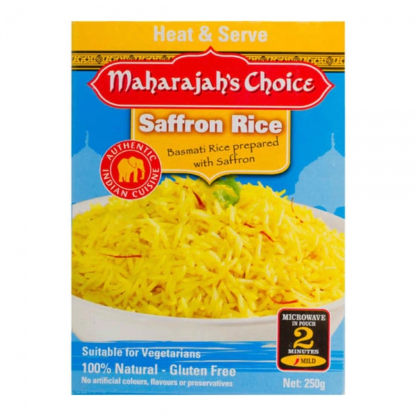Maharajah's Choice Ready Meal Saffron Rice 250g
