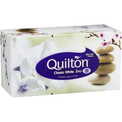 Quilton Tissues White 3 Ply 110 Pack