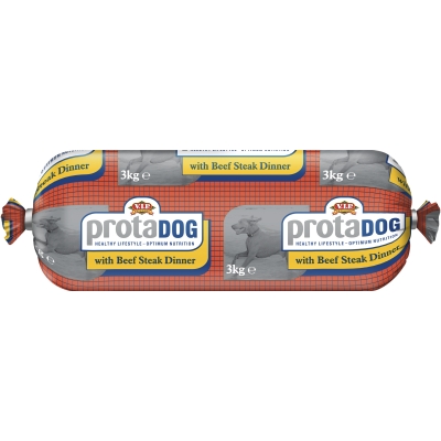 VIP Dog Roll ProtaDog Beef Dinner 3kg