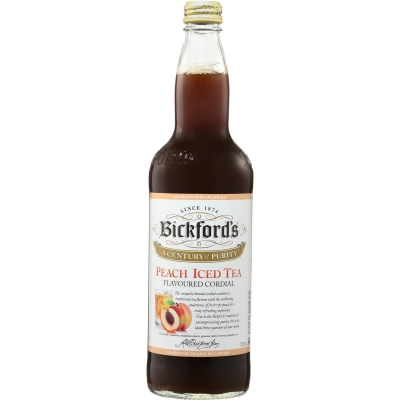 Bickford's Cordial Peach Iced Tea 750ml