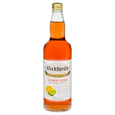 Bickford's Cordial Lemon Lime & Bitters 750ml