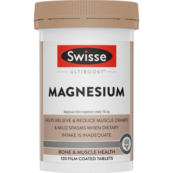 Swisse Ultiboost Magnesium Tablets 120 Pack