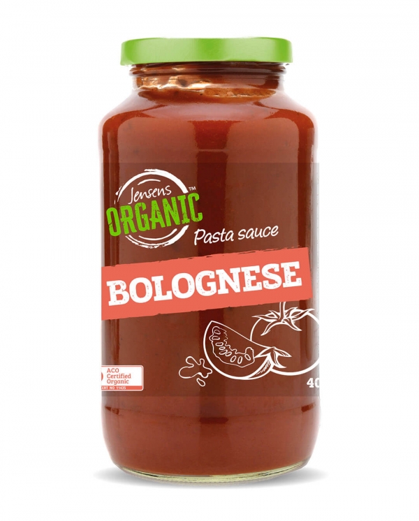 Jensen's Organic Bolognese Pasta Sauce 400g