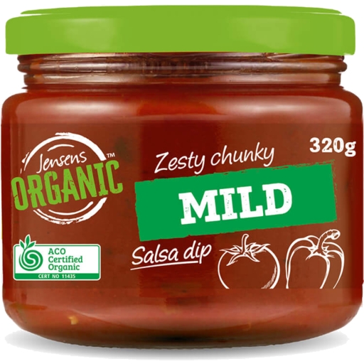 Jensens Organic Salsa Mild 320g