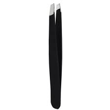Tender Slant Tip Tweezers Gunmetal