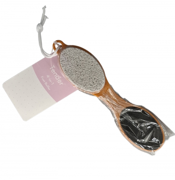 Tender 4 In 1 Foot Buffer & Brush