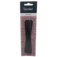 Tender Black Emery Boards 4 Pack