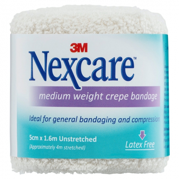 Nexcare Crepe Bandage Latex Free 5cm x 1.6m