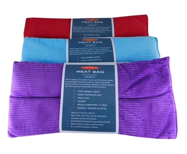 Surgical Basics Silicone Bead Heat Bag 18 x 38cm Each