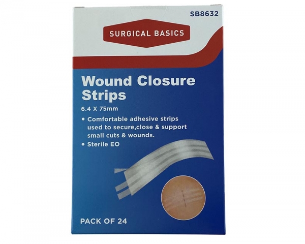 Surgical Basics Wound Close Strips 24 Pack