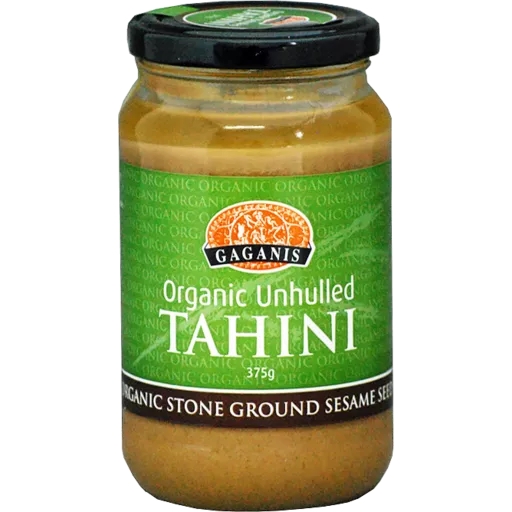 Gaganis Tahini Organic Unhulled 375g