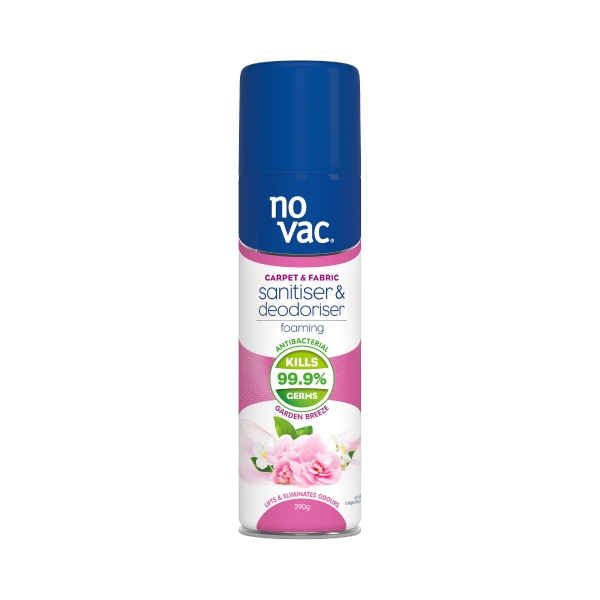 No Vac Foaming Sanitiser & Deodoriser Garden Breeze 290g