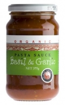 Spiral Organic Pasta Sauce Basil & Garlic 375g