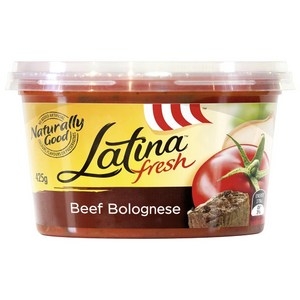 Latina Fresh Beef Bolognese Sauce 425g | Adelaide's Finest Supermarkets