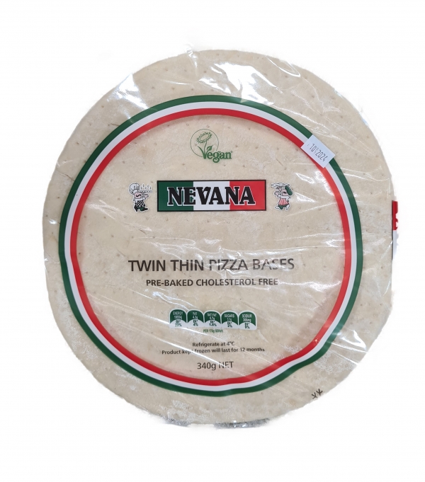 Nevana Pizza Base Thin 2 Pack 340g