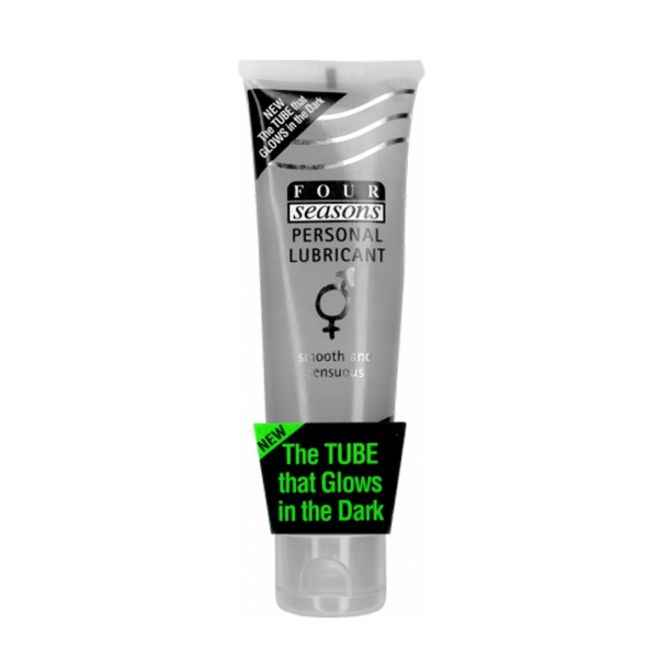 Four Seasons Personal Lubricant Glow In The Dark Tube Water Based 100ml