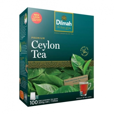Dilmah Premium Ceylon Tea Teabags 100 Pack