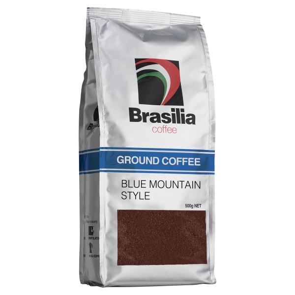 Brasilia Ground Coffee Blue Mountain 500g