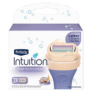 Schick Intuition Pure Nourishment Blades 3 Pack