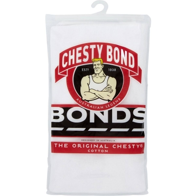 Bonds Chesty Singlet White Size 18