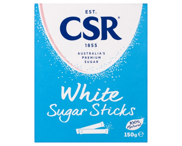 CSR White Sugar Sticks 50 Pack 150g