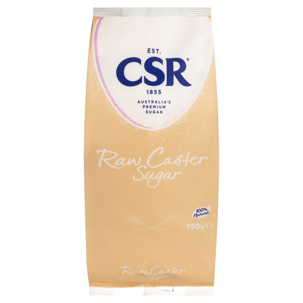 CSR Raw Caster Sugar 750g
