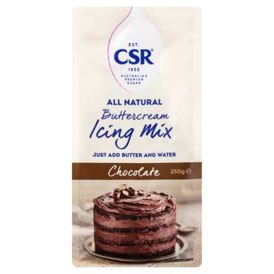 CSR All Natural Icing Mix Buttercream Chocolate 250g