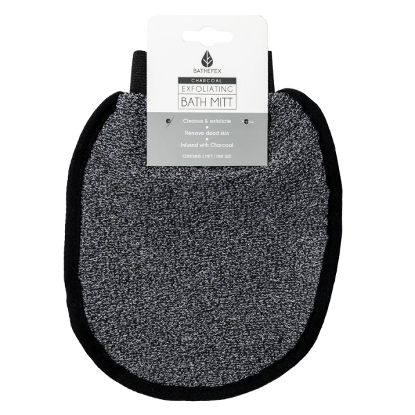 Bathefex Charcoal Exfoliating Bath Mitt