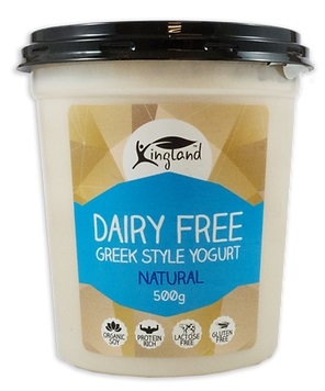 Kingland Dairy Free Greek Style Yoghurt Natural 500g