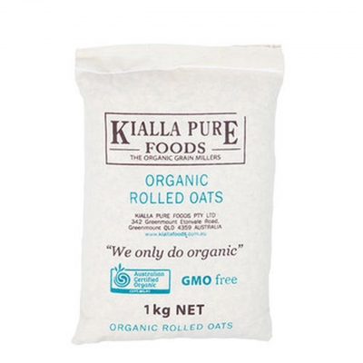 Kialla Pure Foods Organic Rolled Oats 1kg