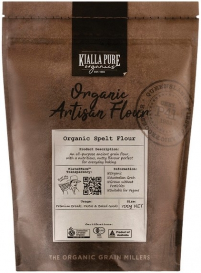 Kialla Organic Spelt Flour 700g