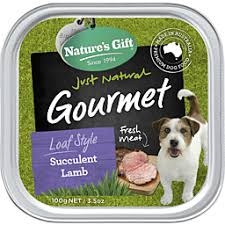 Nature's Gift Dog Food Succulent Lamb 100g