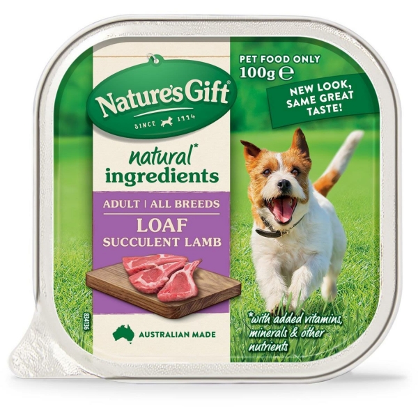 Nature's Gift Dog Food Succulent Lamb 100g