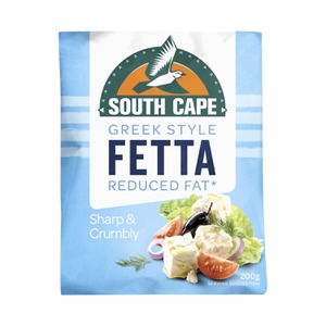 South Cape Greek Style Fetta Reduced Fat 200g