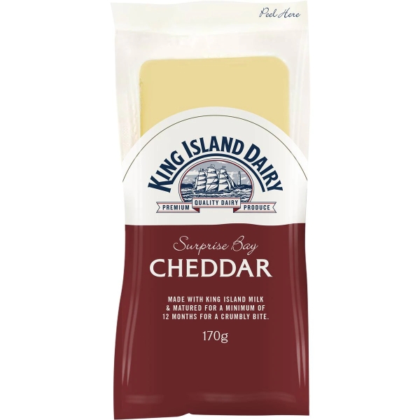 King Island Cheddar Surprise Bay 170g