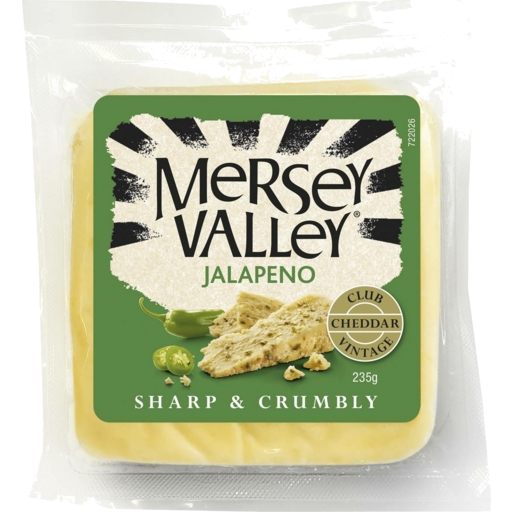 Mersey Valley Cheese Vintage Jalapeno 235g