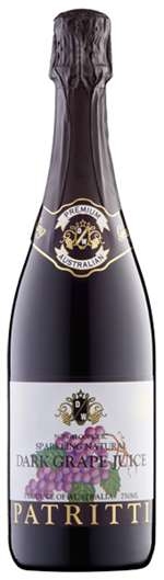 Patritti Sparkling Dark Grape Juice 750ml