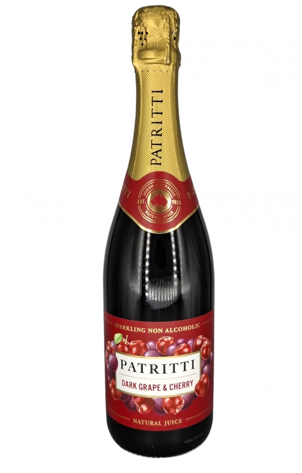 Patritti Sparkling Dark Grape & Cherry Juice 750ml