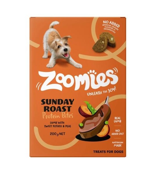 Zoomies Dog Treats Sunday Roast 200g