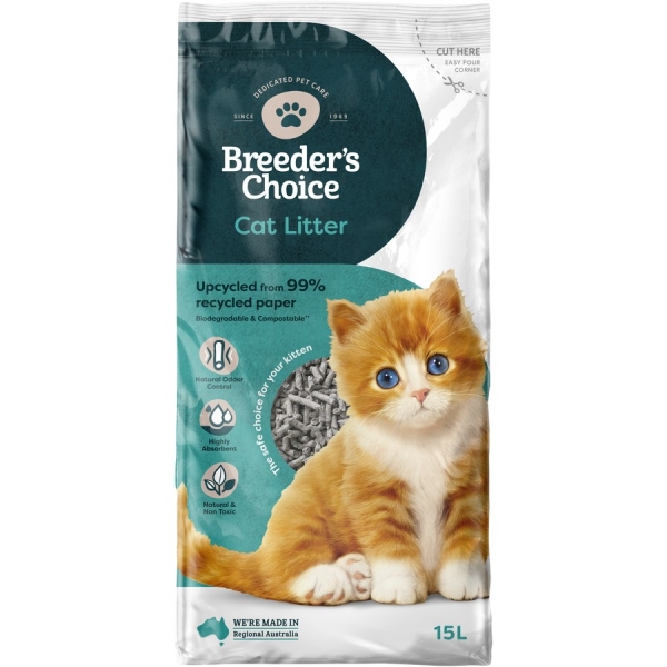 Breeders Choice Cat Litter 15lt