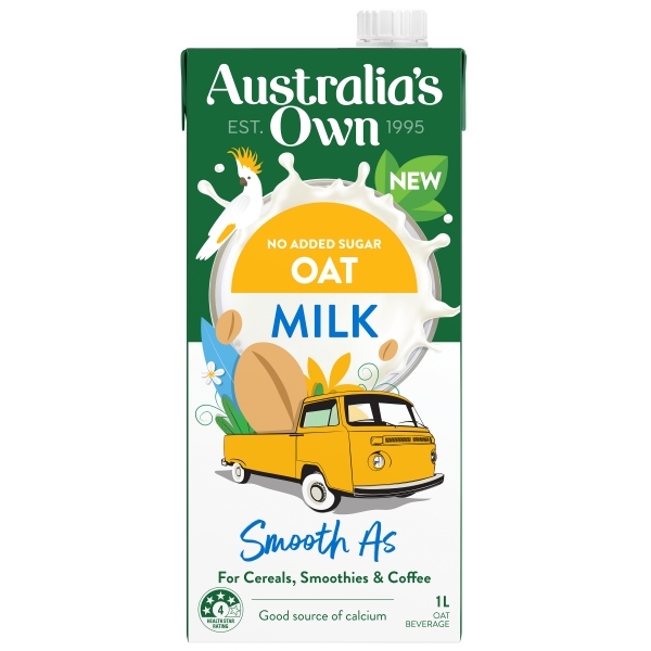 Australia's Own Oat Milk Smooth As No Added Sugar 1lt