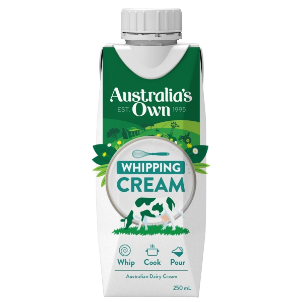 Australia's Own Whipping Cream UHT 250ml