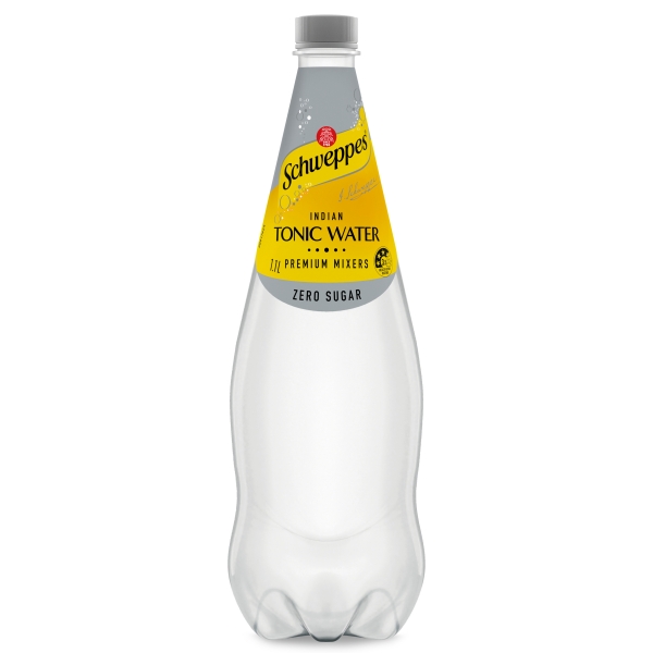 Schweppes Indian Tonic Water Zero Sugar 1.1lt