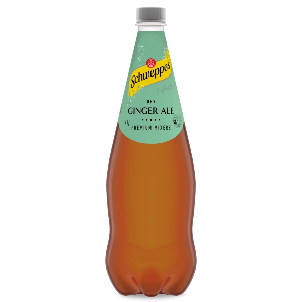 Schweppes Dry Ginger Ale Zero Sugar 1.1lt