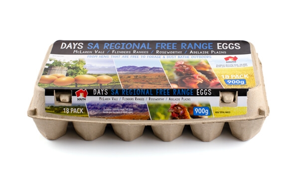 SA Regional Free Range Eggs 18 Pack 900g