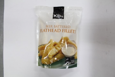 KB's Beer Battered Flathead Fillets 1kg
