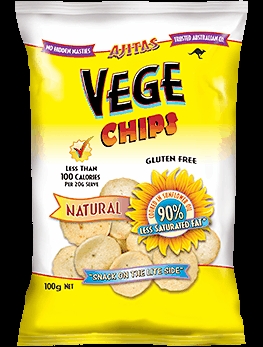 Ajitas Vege Chips Natural 100g