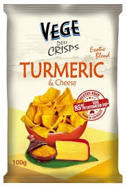 Vege Deli Crisps Turmeric & Cheese 100g